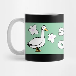 Silly Goose On Board Cute Meme Bumper Car Magnet Mug